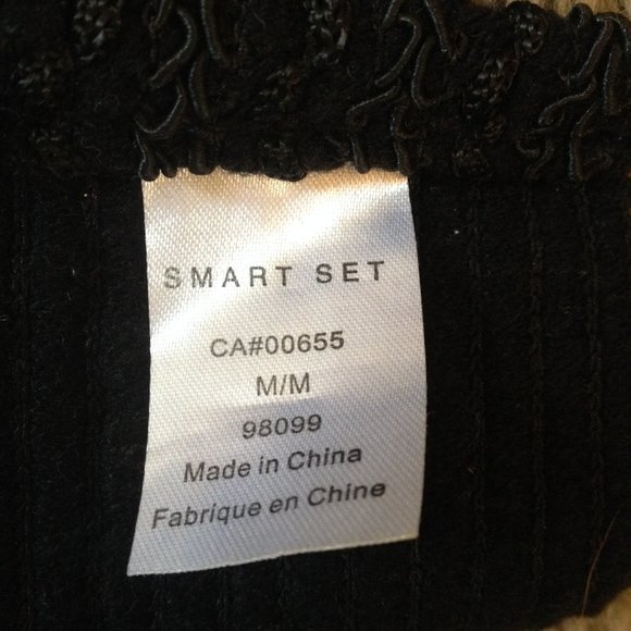 Smart Set black thick elasticized belt - size M - Picture 4 of 5